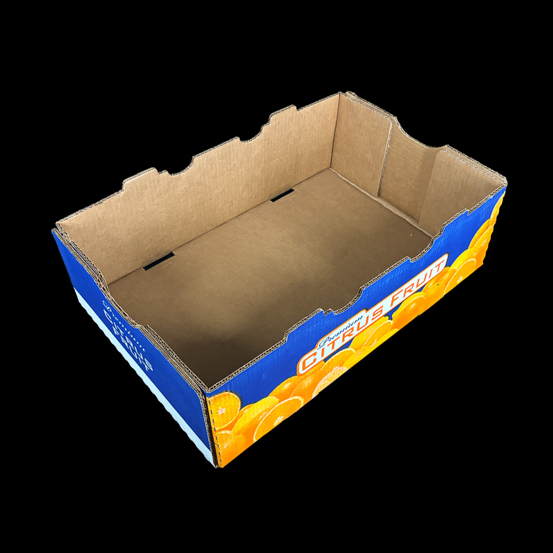 A 30 pound bulk box for fresh citrus.