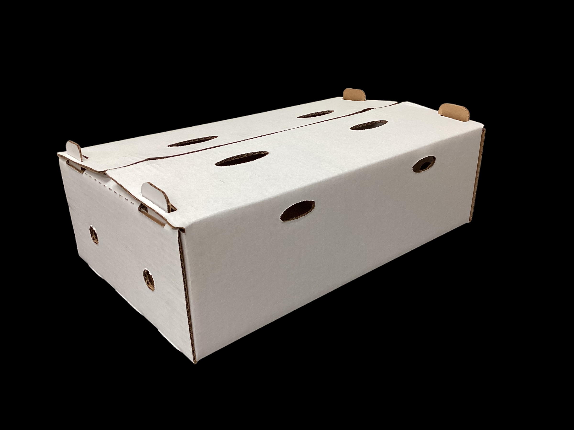 A5486 20lb Kiwi Handfold - Plain White